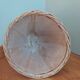 Braided wicker pot cover paper basket