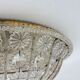 Large crystal Banci Italy ceiling lamp, 1960s