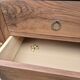 Louis-Philippe chest of drawers in solid walnut