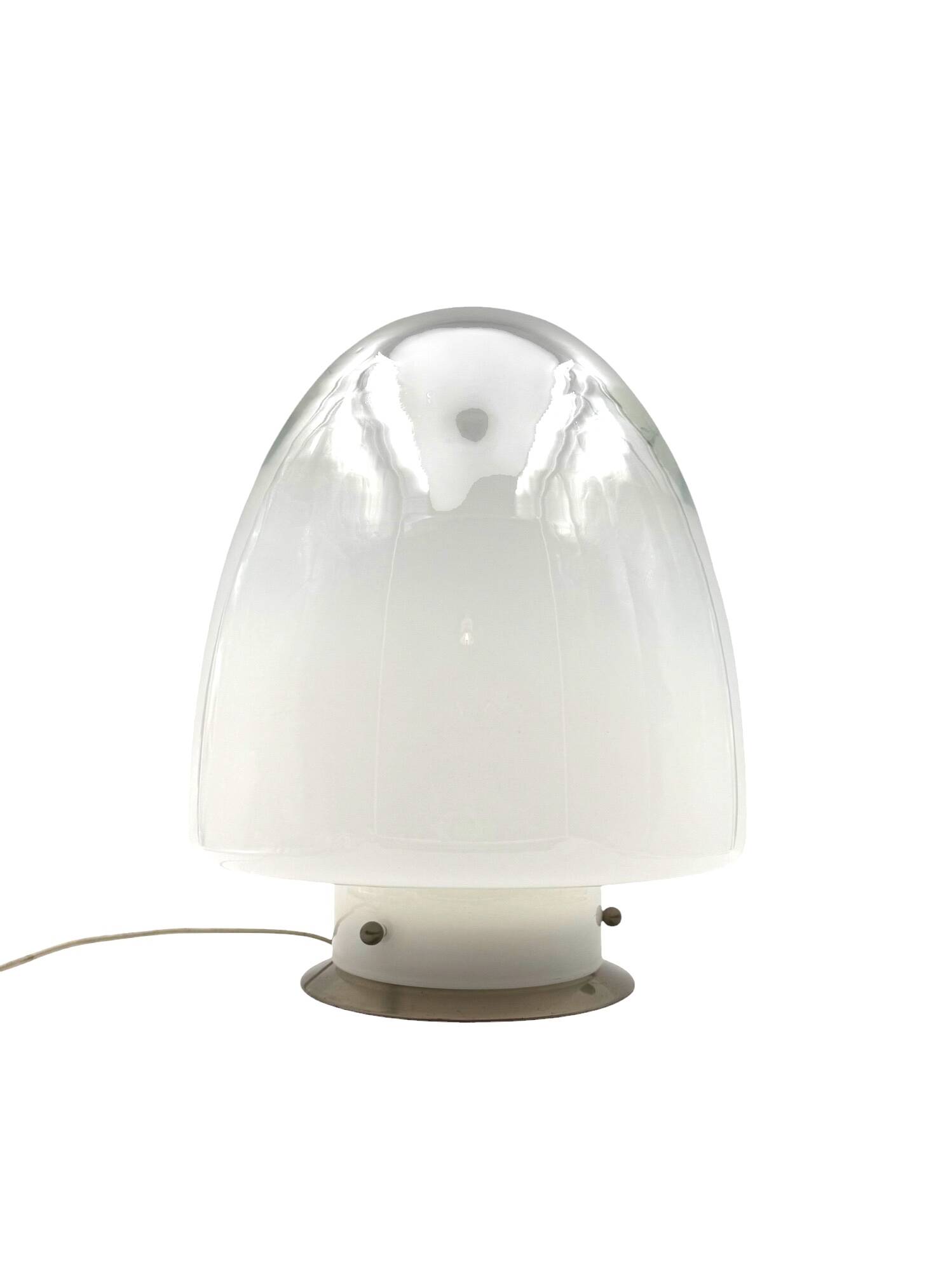 Giusto Toso, Murano art glass mod. Ebe table lamp, Leucos, Italy 1970s