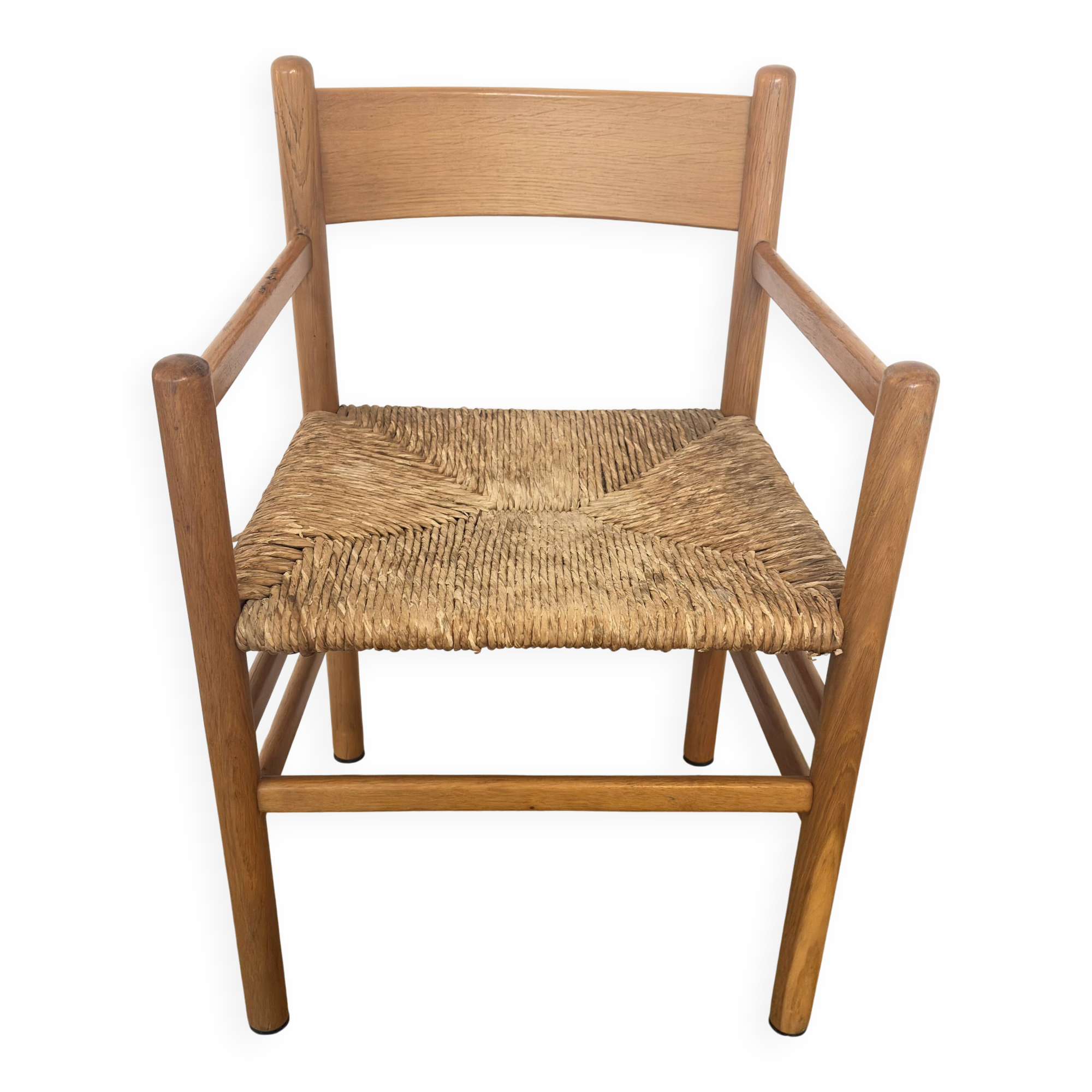 Straw armchair