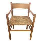 Straw armchair