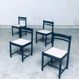 Italian design dining chair from the 1960s, set of 4.
