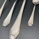 Art Deco silver metal cutlery set