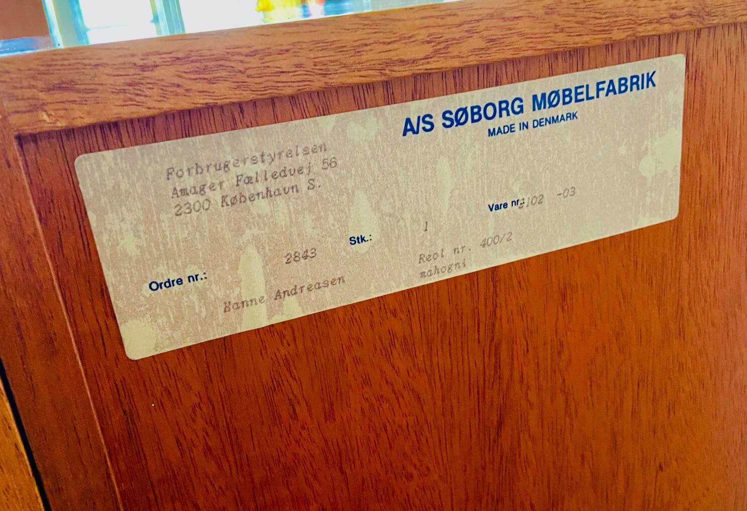 Danish retro bookcases by Christian Hvidt & Orla Mølgaard for Søborg Møbelfabrik