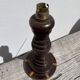 Art Deco Turned Wood Lamp Base