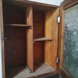 Wooden medicine cabinet