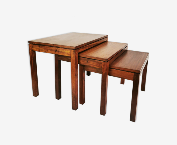 Ensemble de 3 tables modulaires, Hainke, Allemagne, années 60