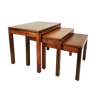 Set of 3 modular tables, Hainke, Germany, 60s