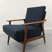 Paire de Fauteuils en teck danois vintage, années 1970