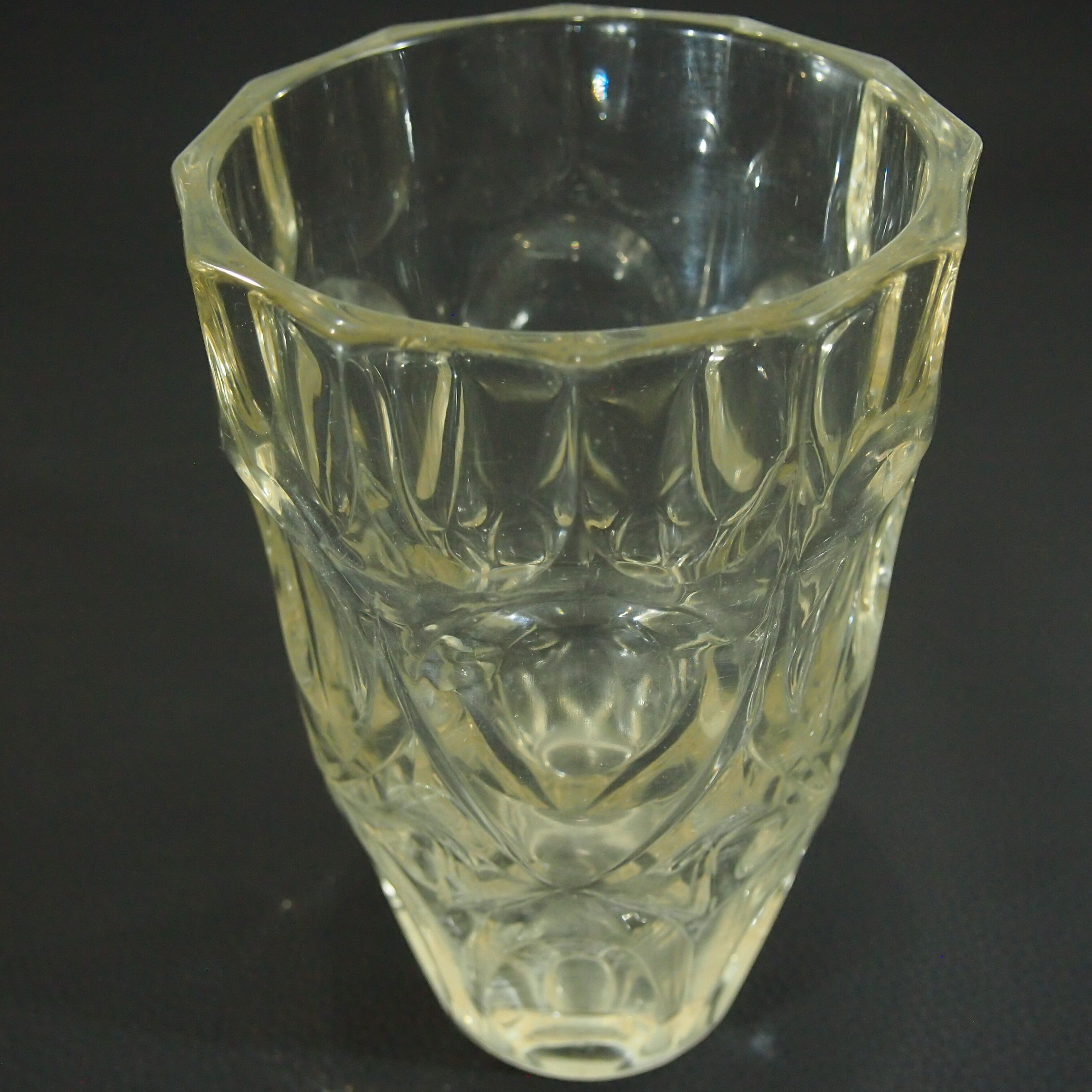 Glass vase vintage