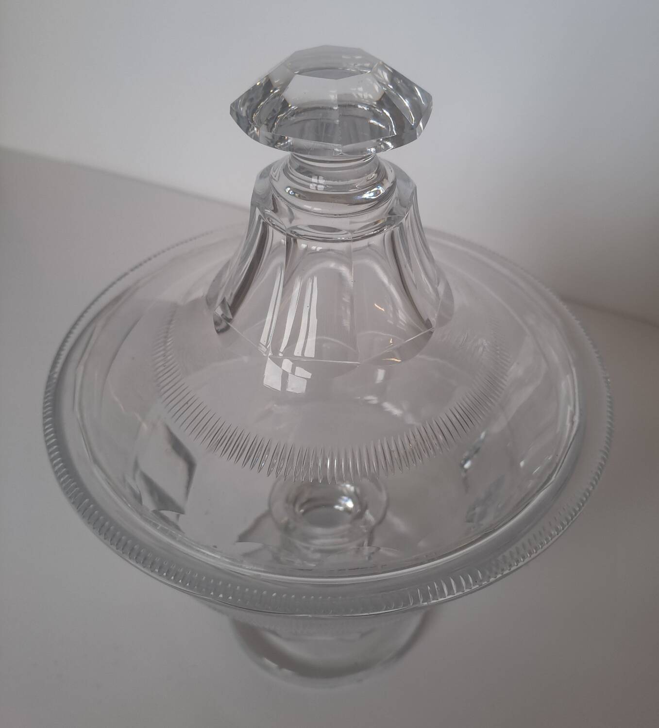 Crystal dragoon from Baccarat or Saint Louis, 19th century.