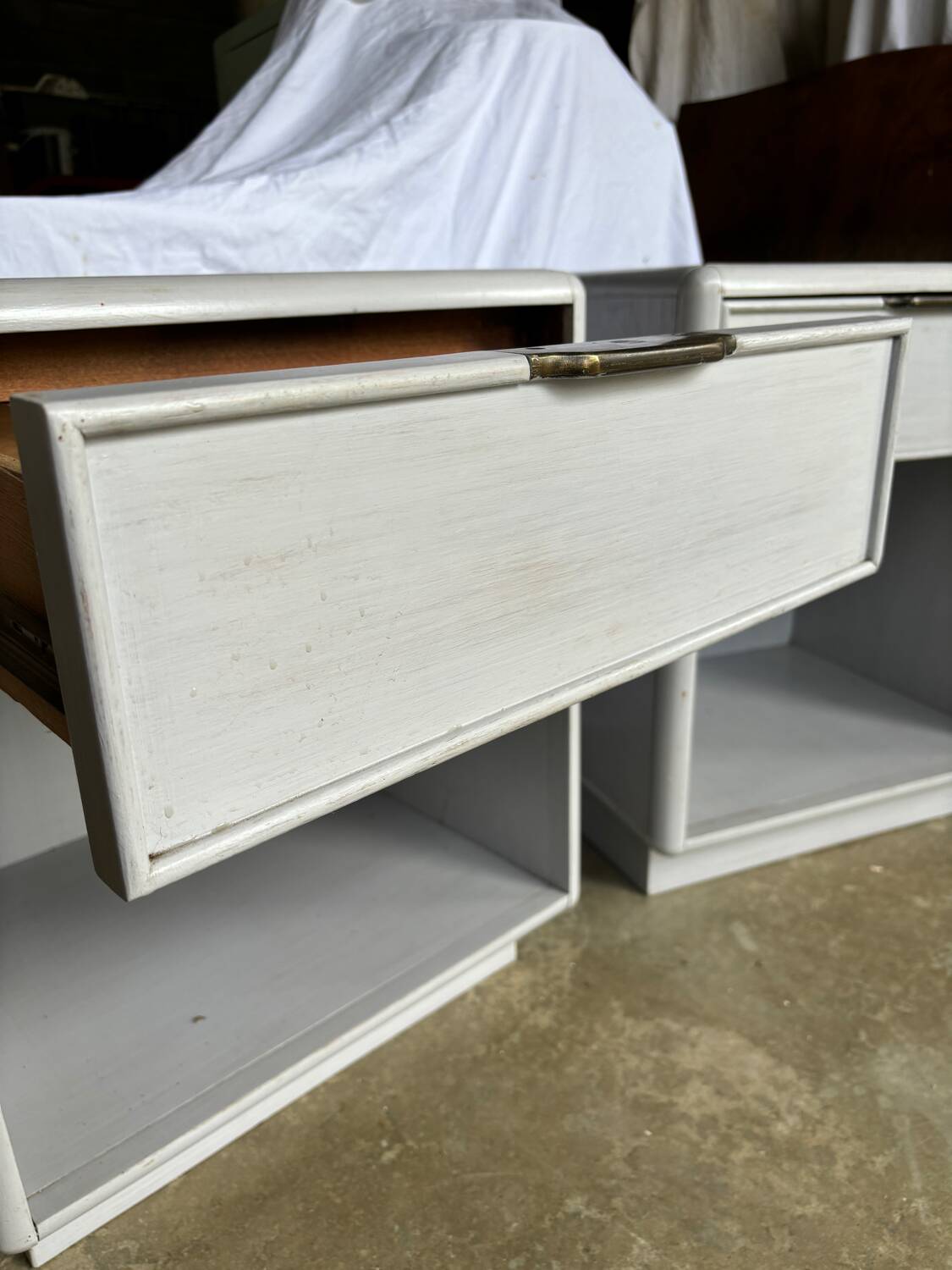 Vintage bedside tables