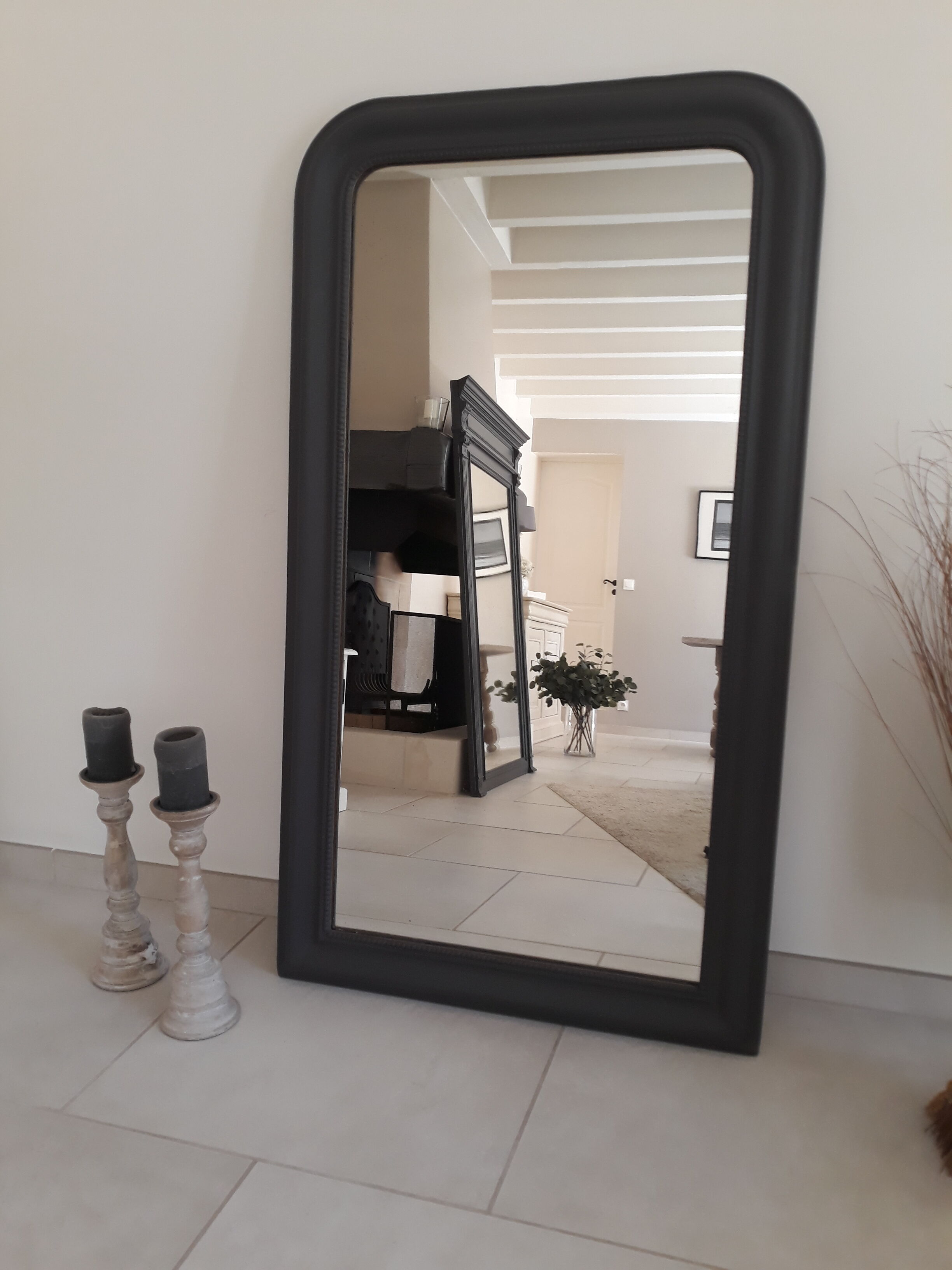 Old louis philippe style mirror 77x138cm