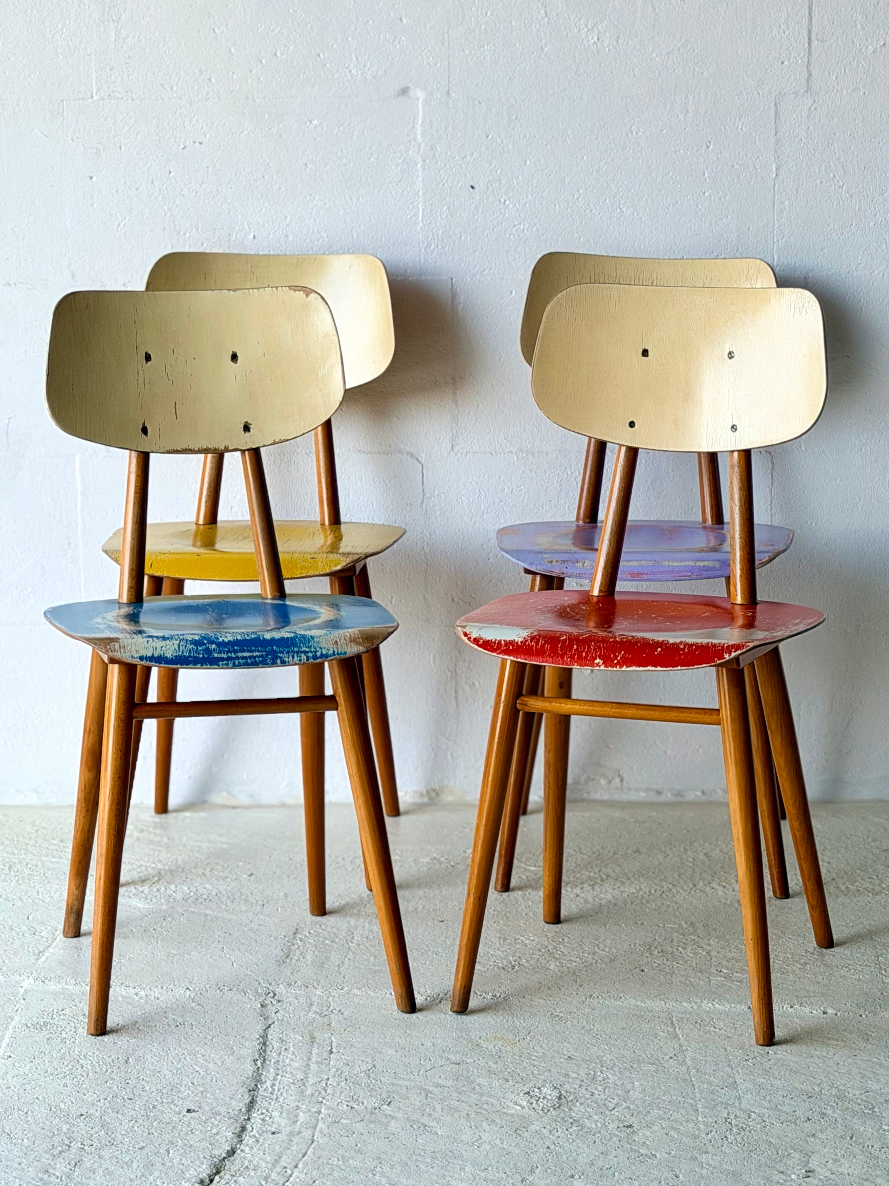 Bistro Chairs from Ton, 1960’