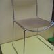 Chrome and scoubidou chair
