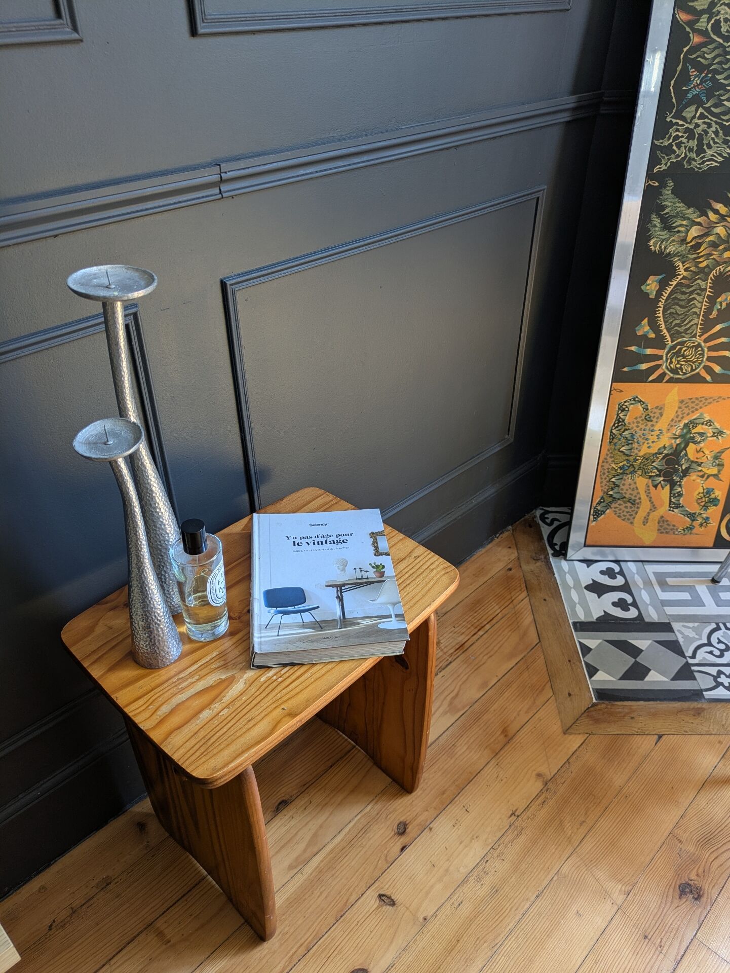 Tabouret  bois multi fonctions 80'