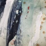 Pair of abstract paintings 60'