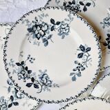 Flat plate Moulin des Loups or Saint Amand Hamage Diameter 22