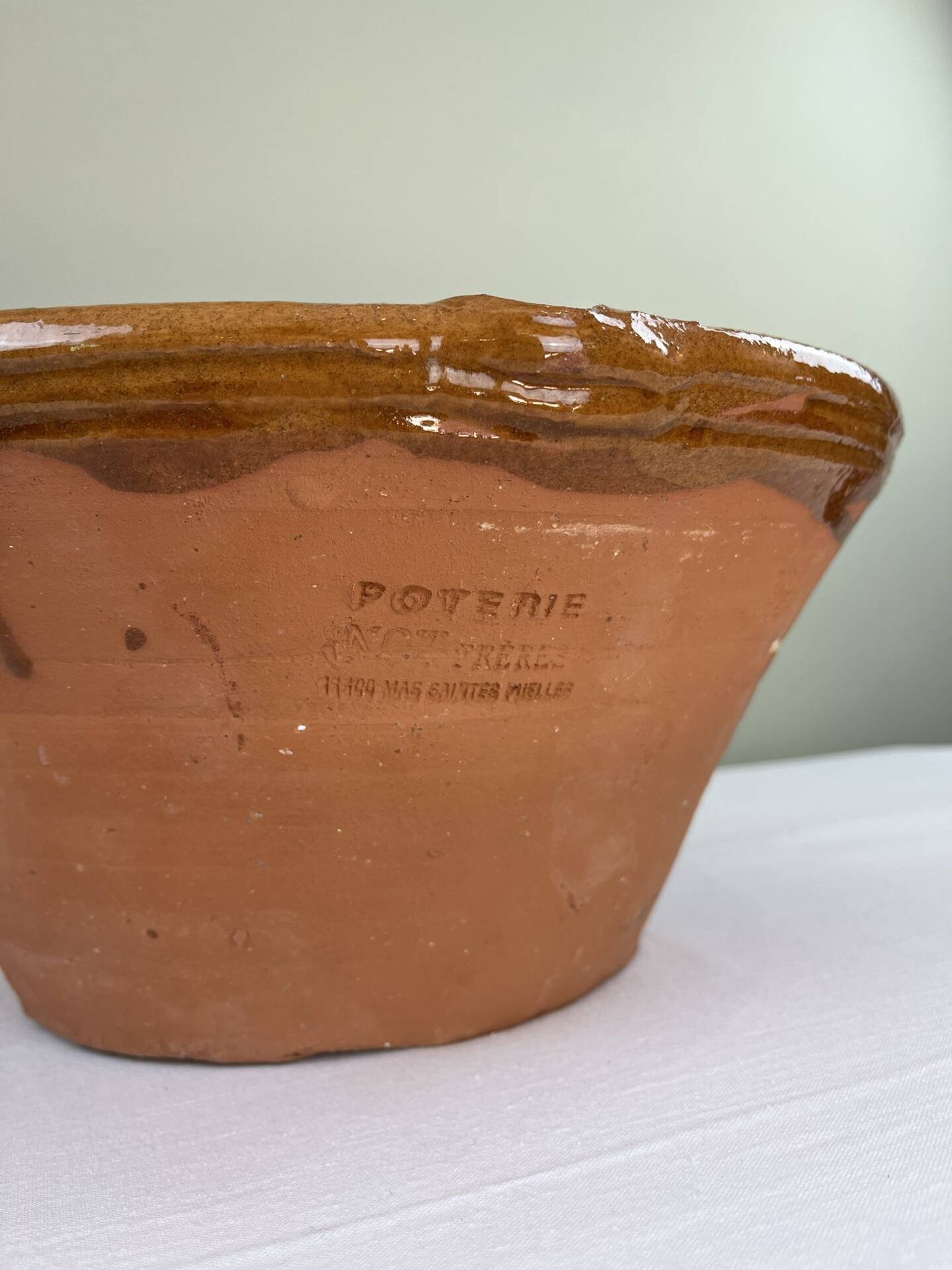 Grande jatte ancienne Poterie NOT Frères 