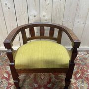 Fauteuil de bureau en acajou style Anglais