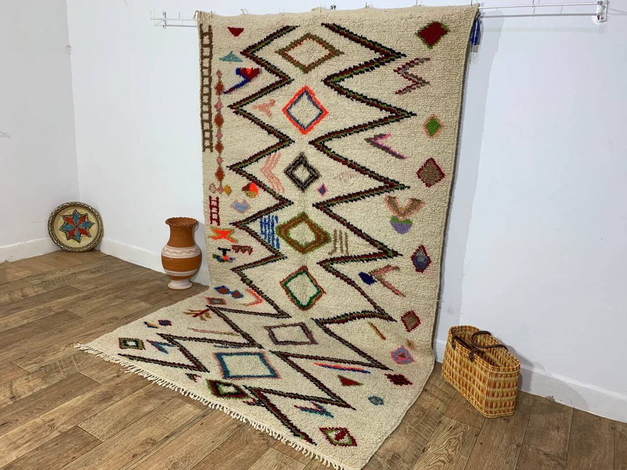 Tapis Berbère Marocain Artisanal fait main 270 X 160 CM