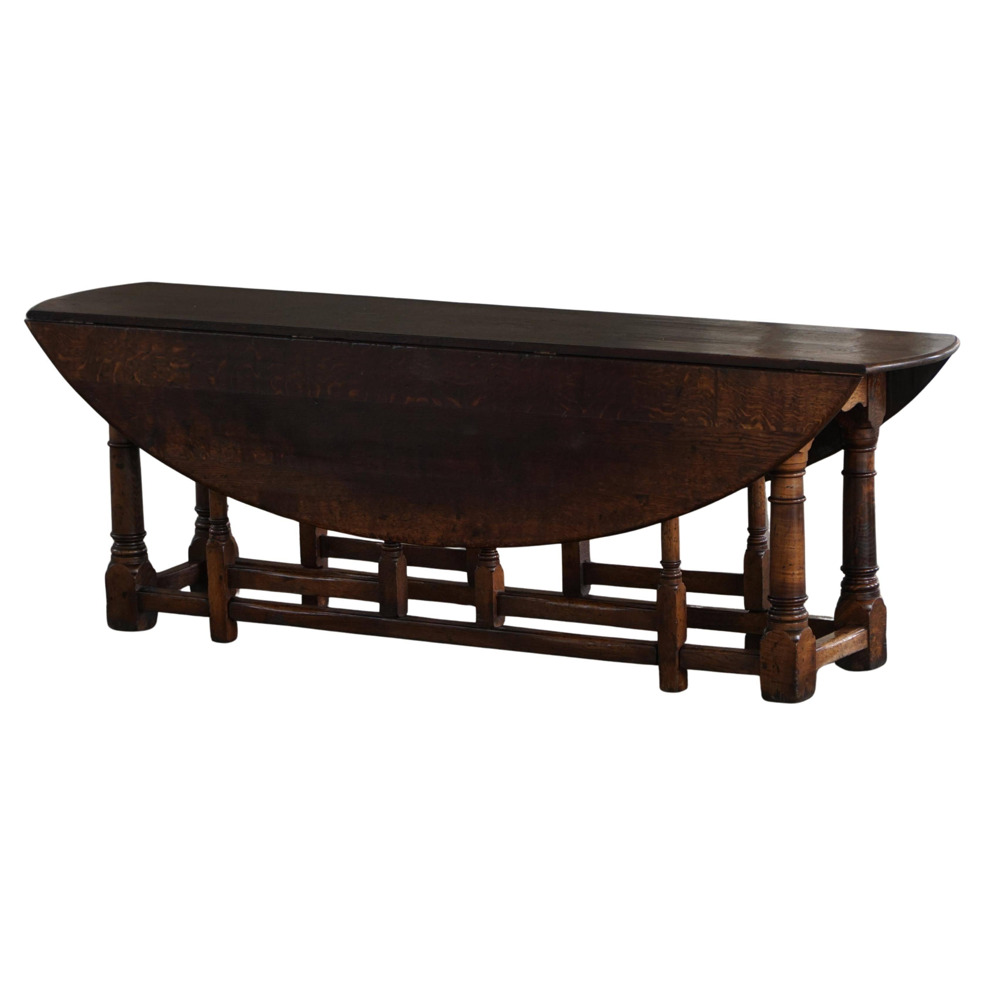 Grande table de salle à manger / console moderne française, milieu du 20e siècle