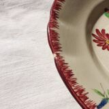 Pexonne hand painted footed serving plate or dish