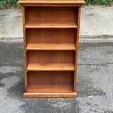 Scandinavian shallow solid wood shelf 1980