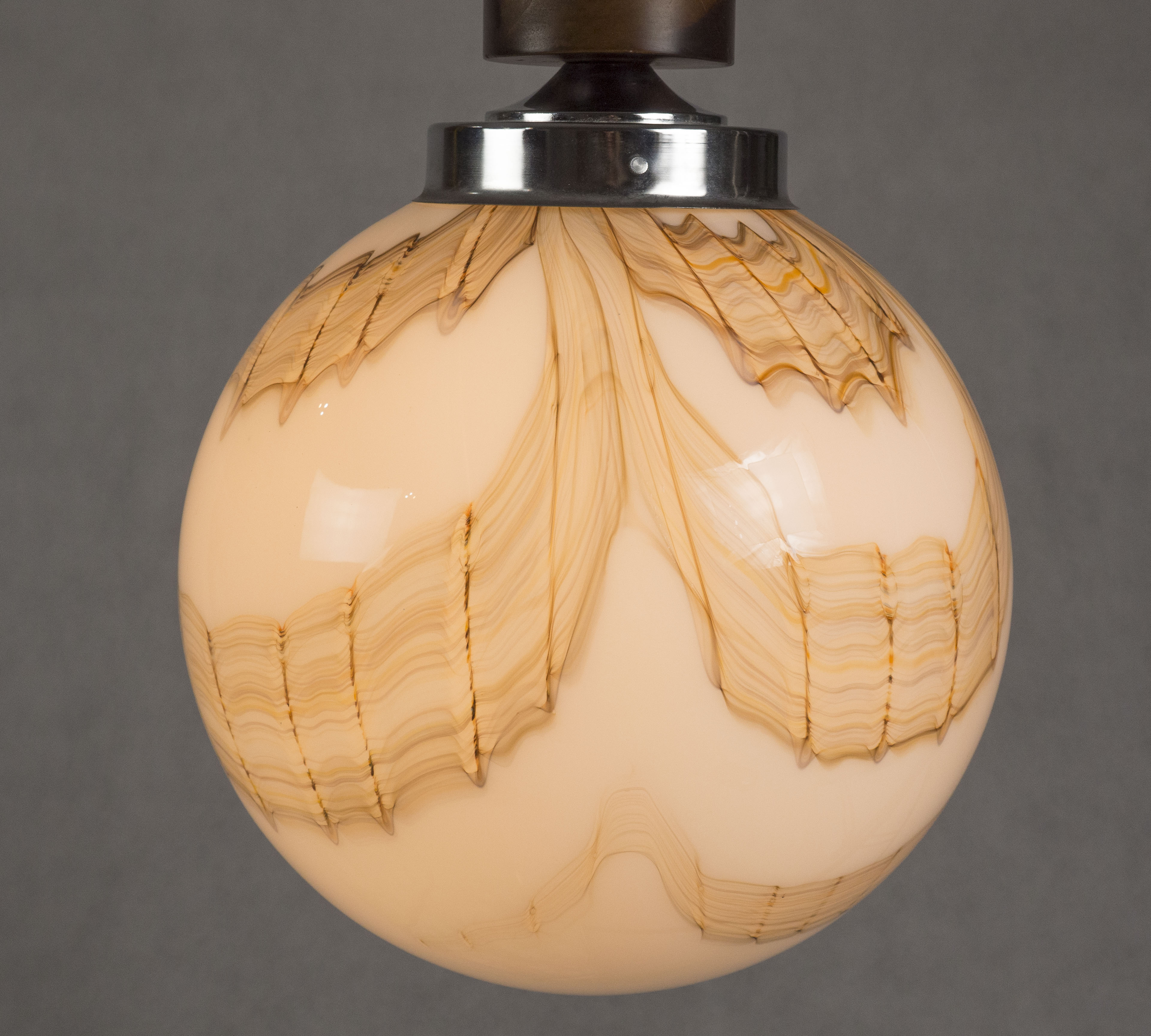 Pendant Lamp, Mazzega, Italy, 1970s