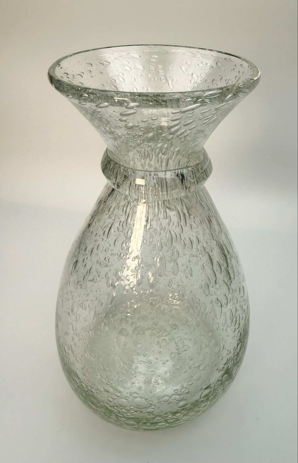 Carafe biot en verre bullé
