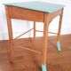 Bureau pupitre enfant Baumann années 50 vert