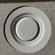 Set of 10 small dessert plates in Italian ceramic Total rim b