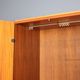 Vintage teak veneer wardrobe, designer, Italy, 1960s
