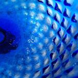 Vintage empoli crystal vase cup