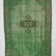 5x8 Dark Green Geometric Style Camouflage Vintage Rug, 155x238 Cm