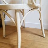 Curved wooden chair