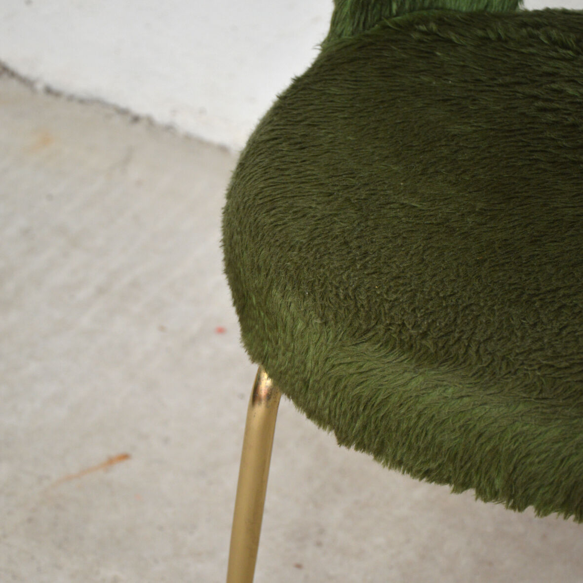 Pair of green Pelfran chairs