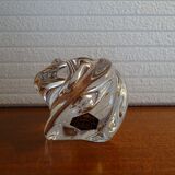 Bougeoir cristal Saint Louis forme libre  Ø 7 cm