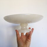 Compotier, flat on alabaster pedestal, 1960