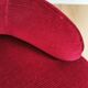 Velvet toad armchair