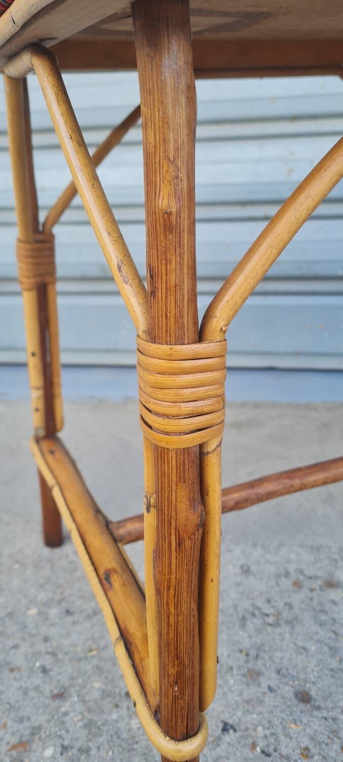 Rattan side table 1960