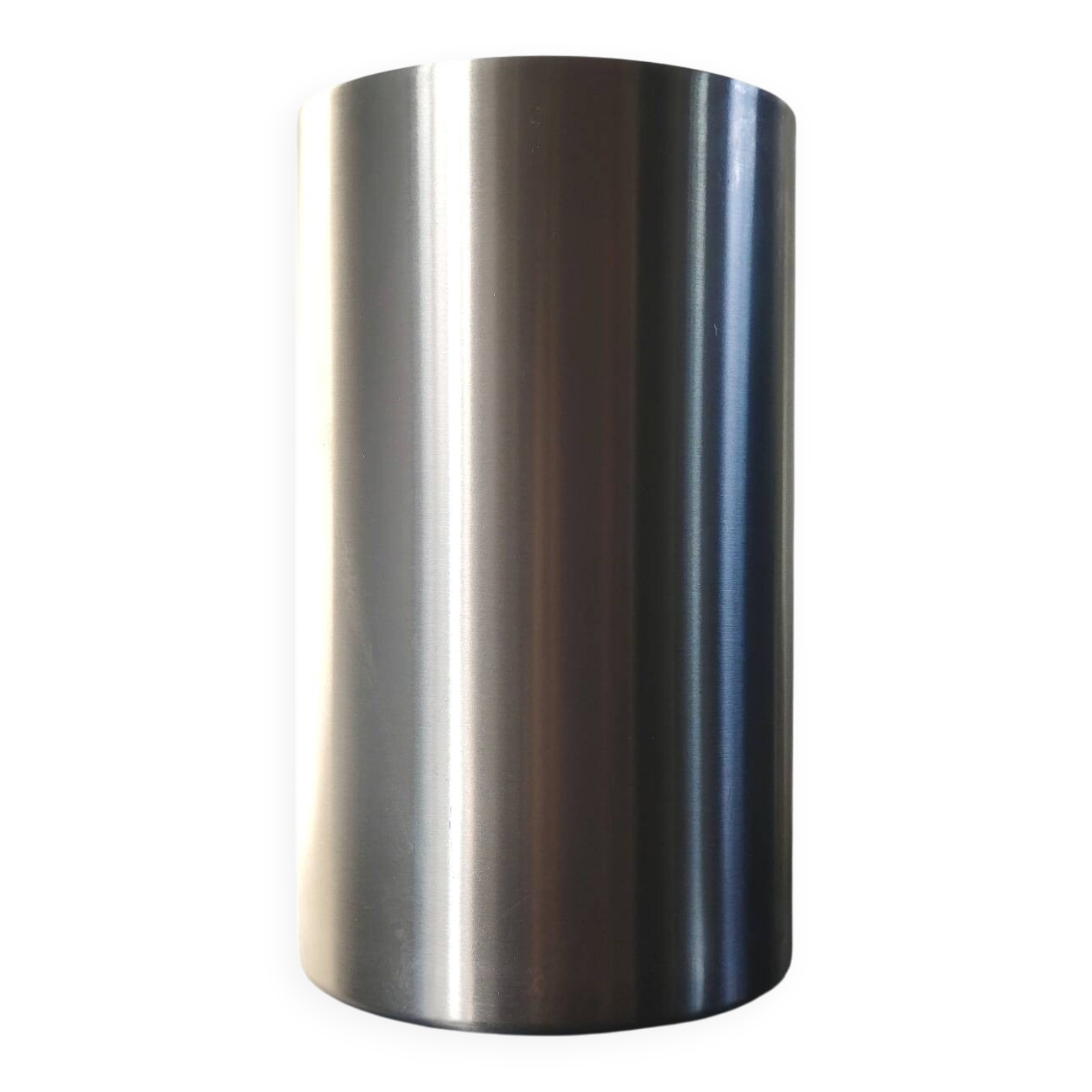 Brushed stainless steel wine cooler – Vintage sleek design