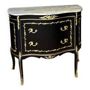 Commode galbée style