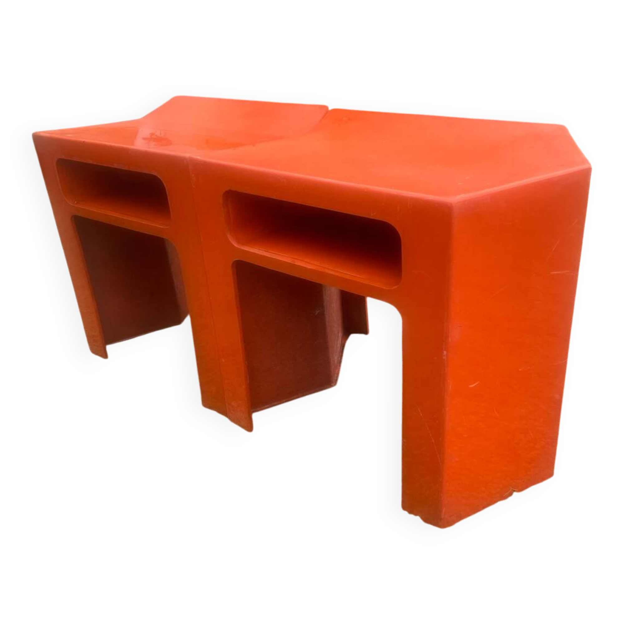 Two-piece desk from the 1970s