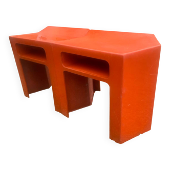 Two-piece desk from the 1970s