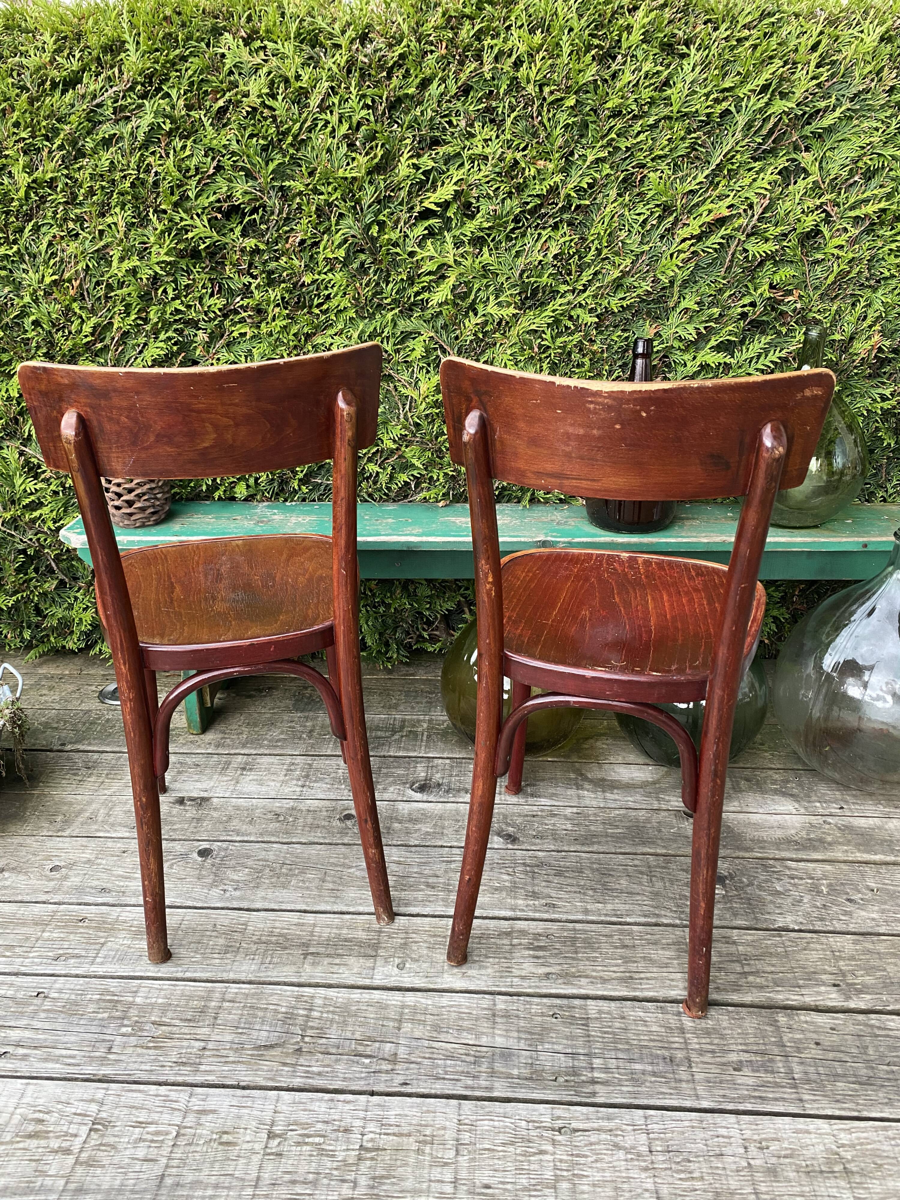 Thonet bistro chairs