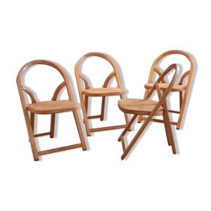 suite de 4 chaises pliantes