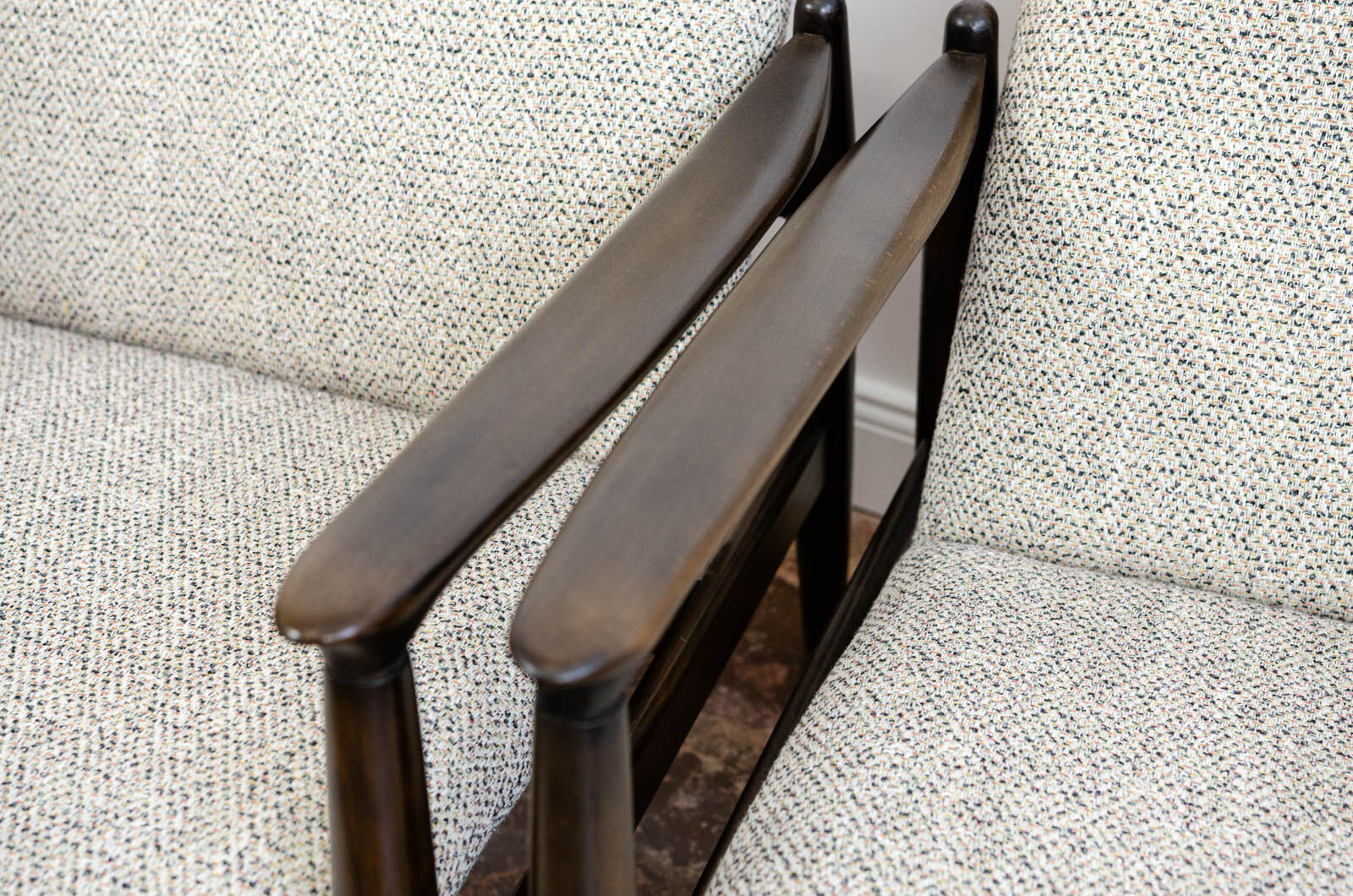 Pair of GFM-64 armchairs by Edmund Homa 1960's