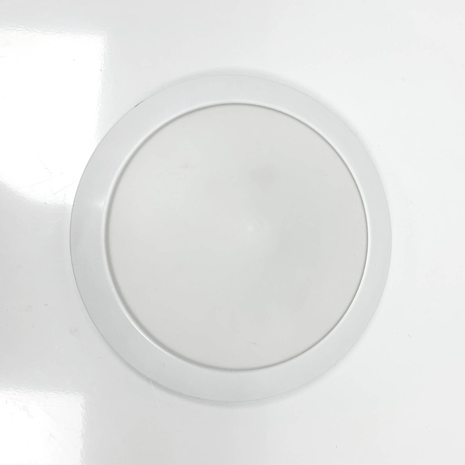 1980s Bahag round ceiling light made of glass and metal